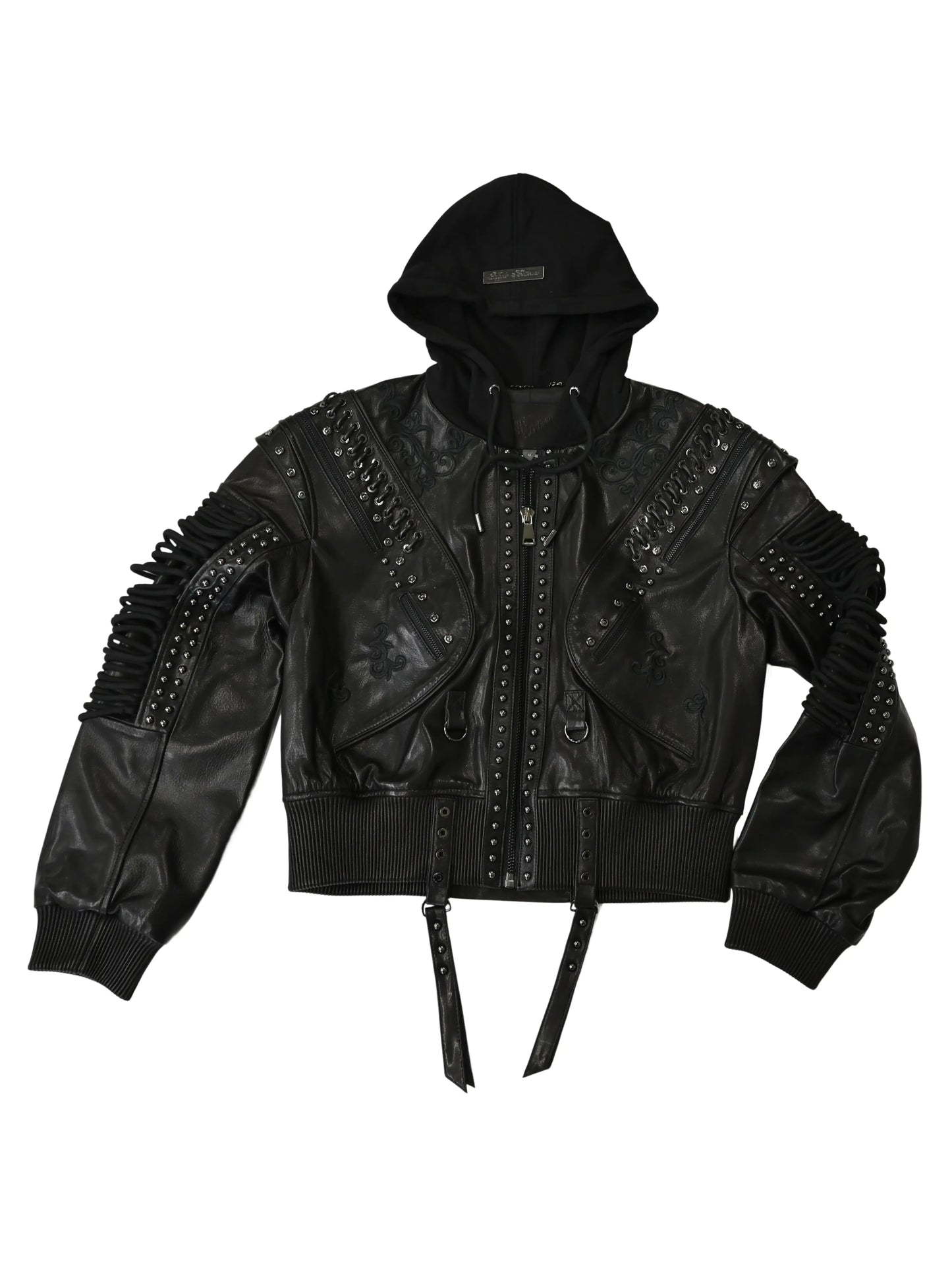 Apple Bottoms - Lace Up Leather Jacket - PDP - 1