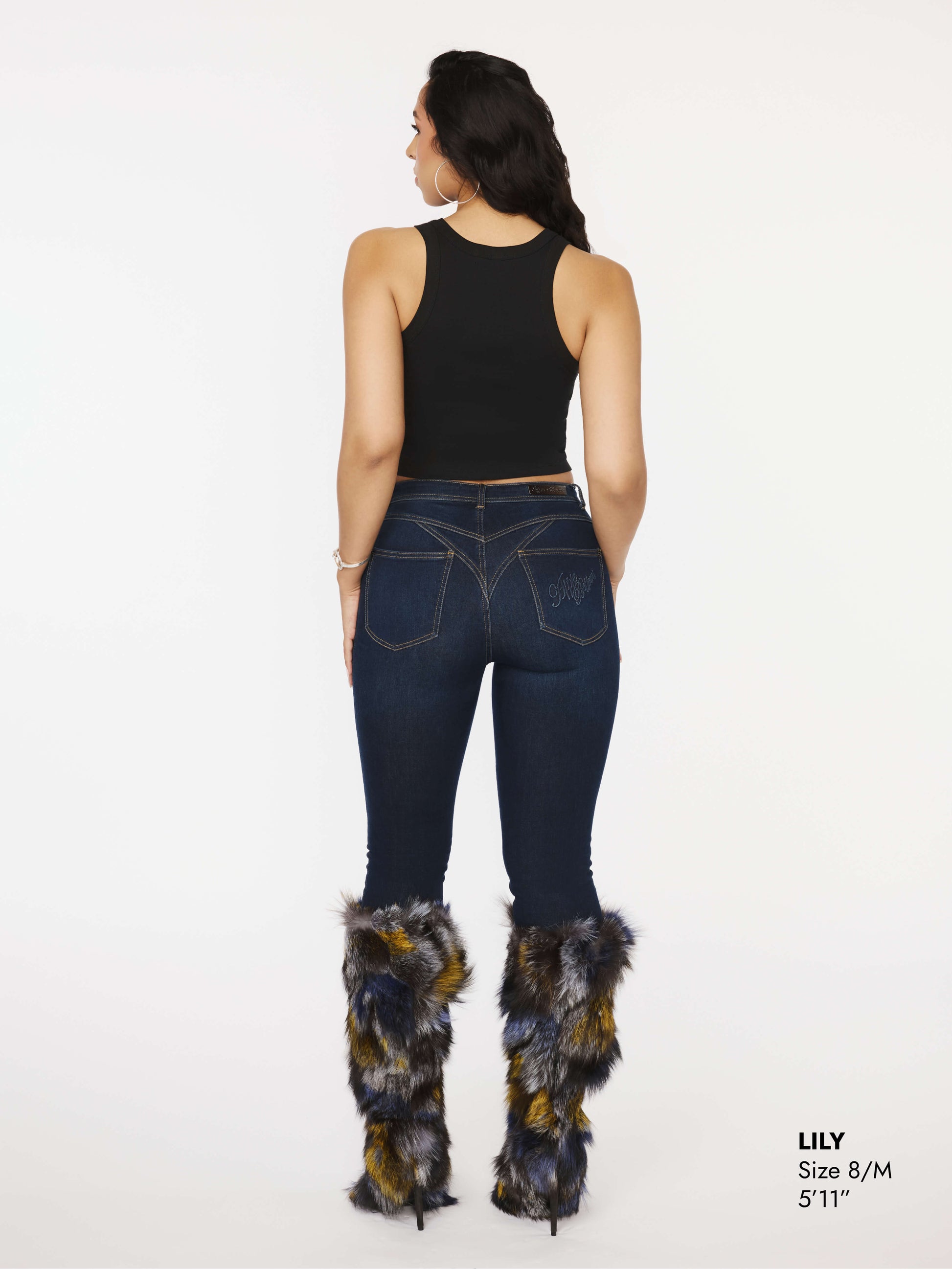 APPLE BOTTOM JEANS - AFJ-4101
FORBIDDEN FIT ANKLE BITER JEAN DARK - 4
