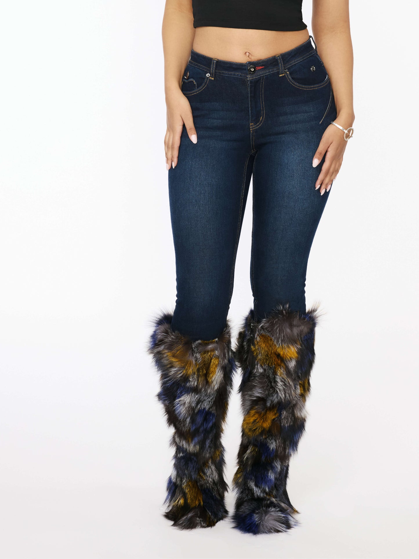 APPLE BOTTOM JEANS - AFJ-4101
FORBIDDEN FIT ANKLE BITER JEAN DARK - 1