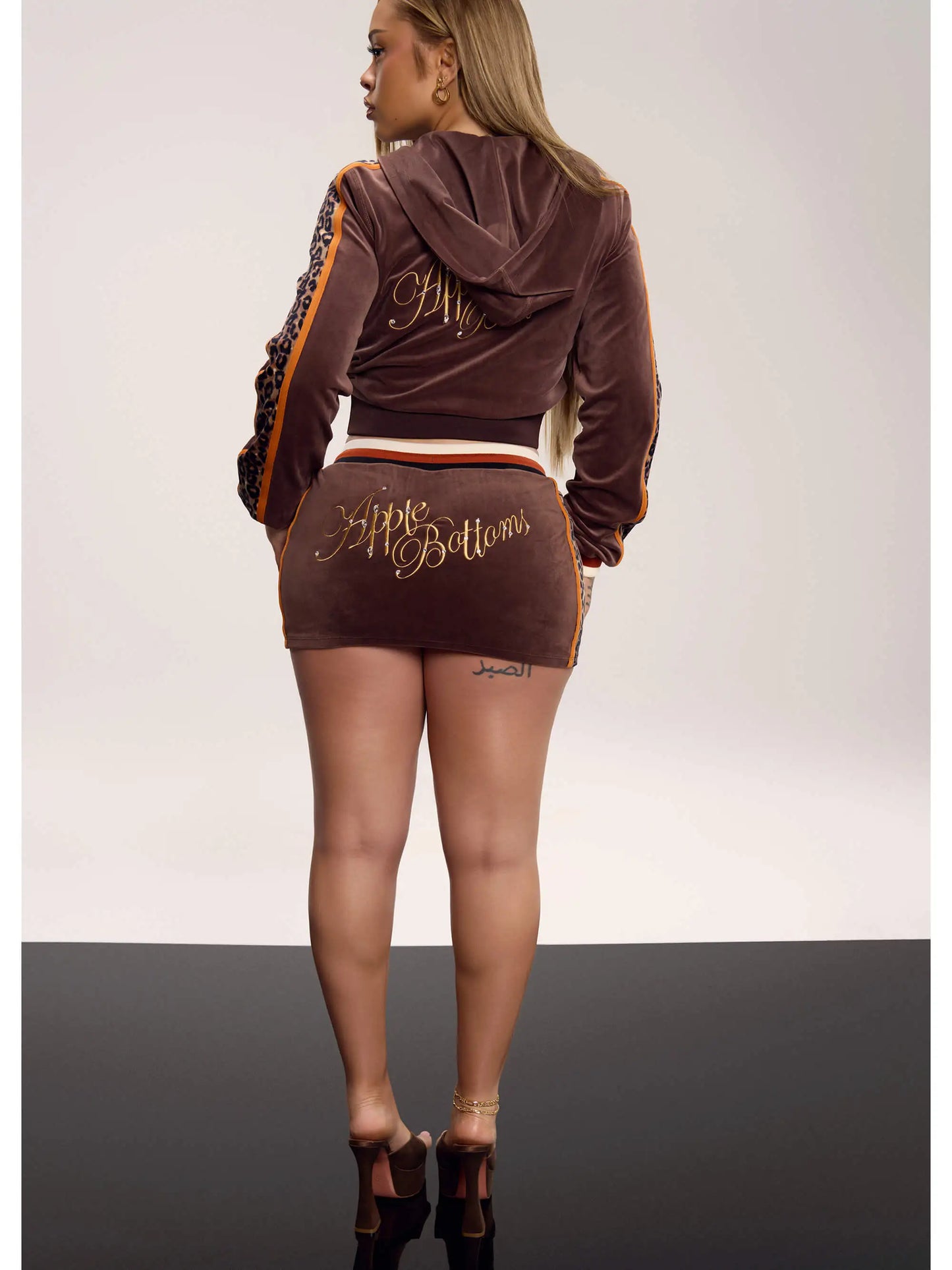 Embellished Velour Jacket
