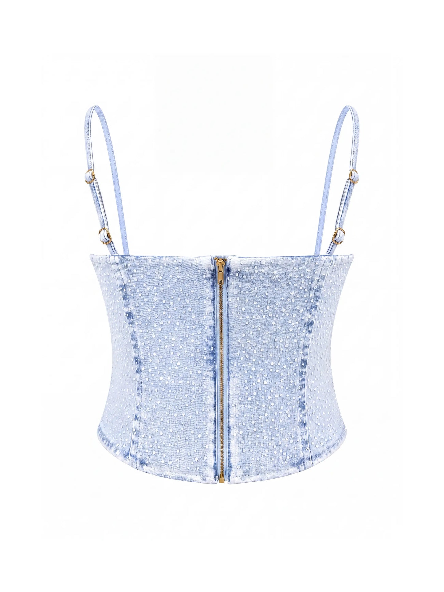 Apple Bottoms - AFJ-4155 - Rain On Me Corset Medium Wash - Back