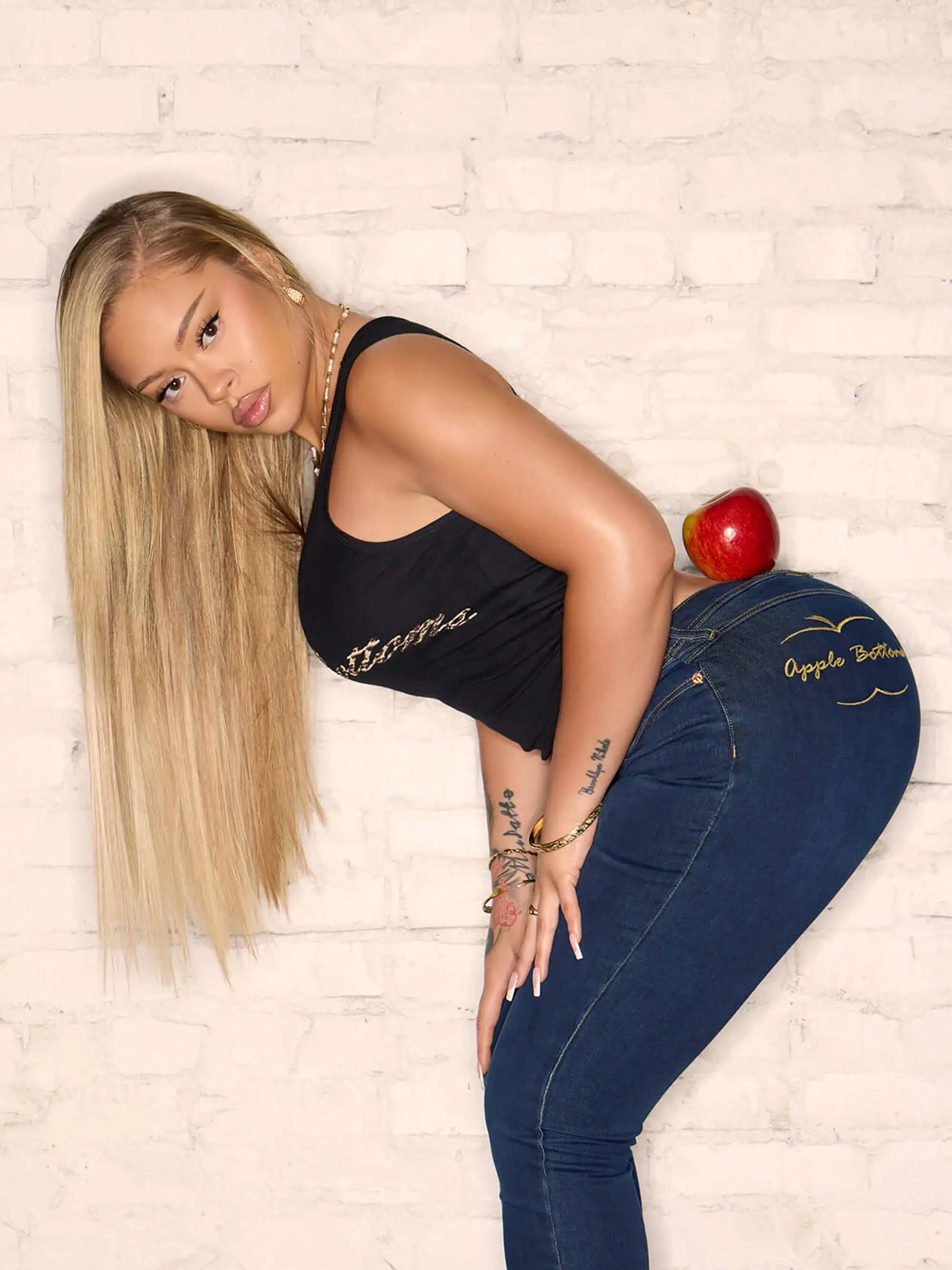Apple Bottoms Jeans - black-tank2
