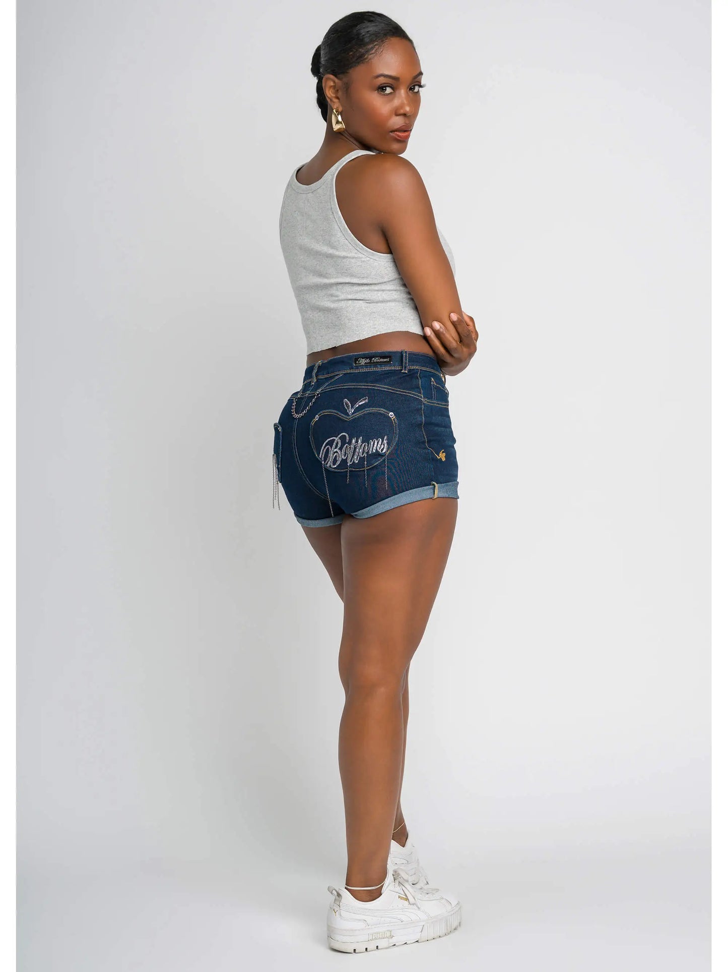 Apple Bottoms Jeans - chain-gang-shorts-3