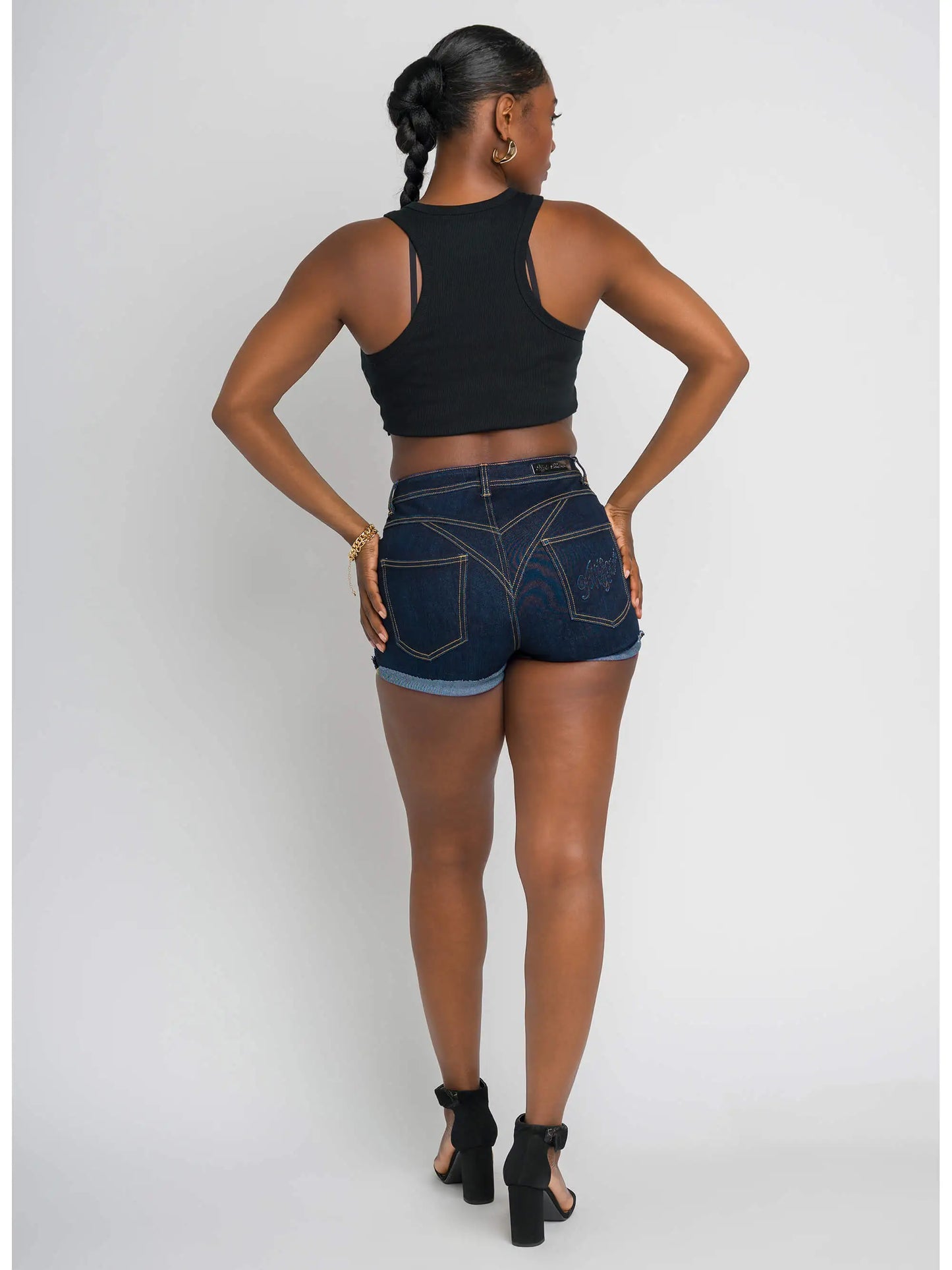 Apple Bottoms Jeans - forbidden-roll-cuff-shorts-3