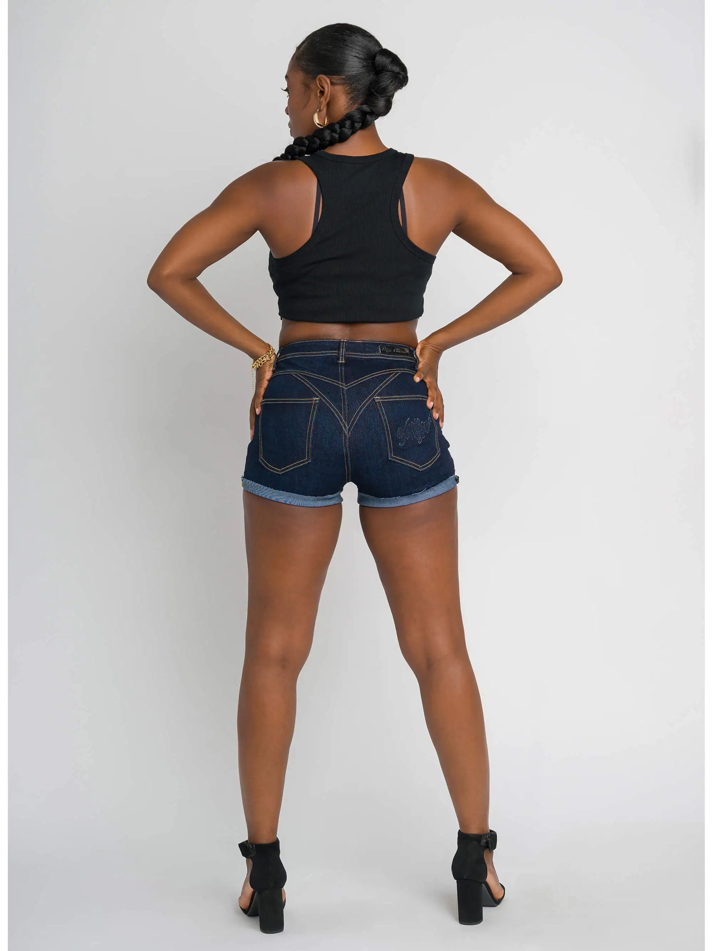 Apple Bottoms Jeans - forbidden-roll-cuff-shorts-4