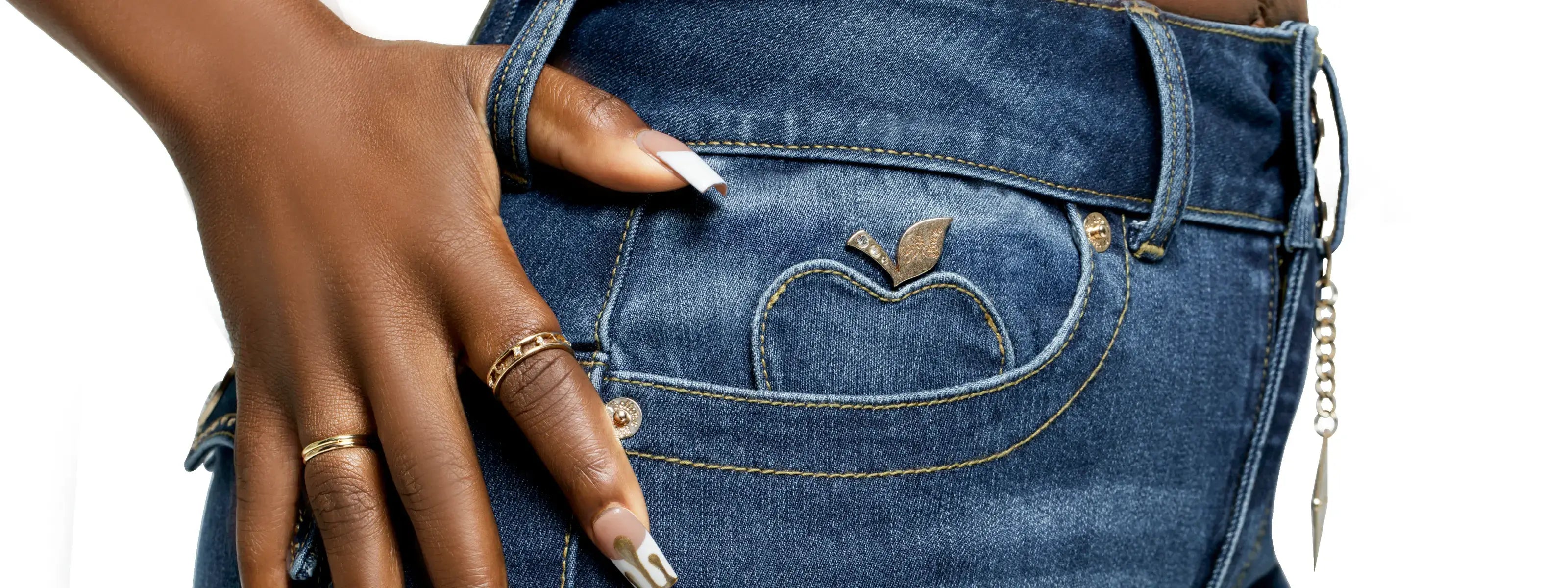 APPLE BOTTOM JEANS - AFJ-4145 - FORBIDDEN FIT WIDE LEG SAVAGE WASH - BANNER - 1