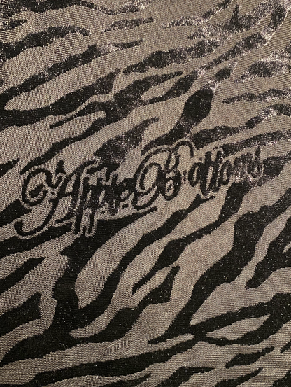 Burnout Bodycon Dress - Black