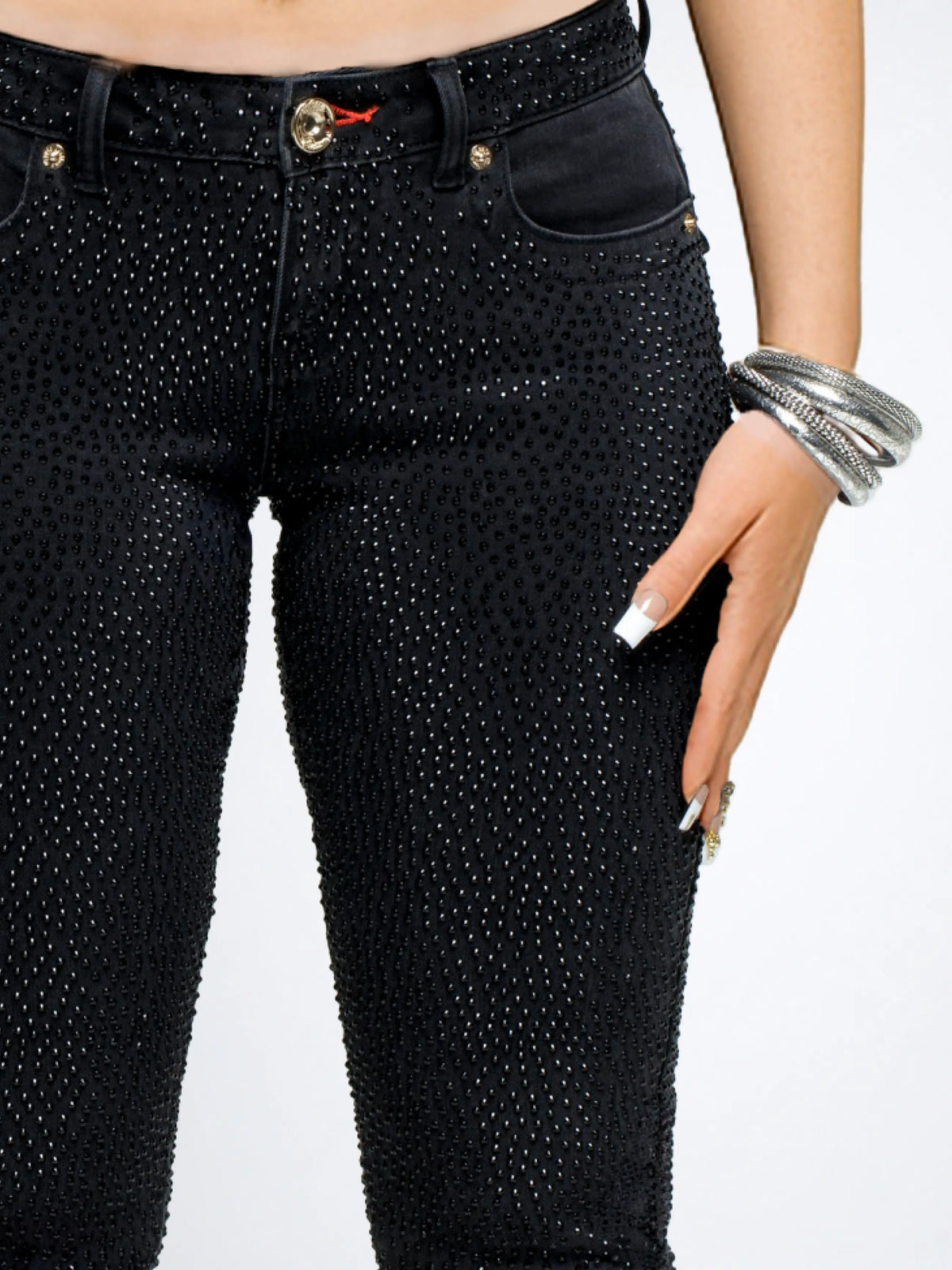 Black | Apple Bottoms - AFJ-4144 - Rain On Me Jean - Black - 3