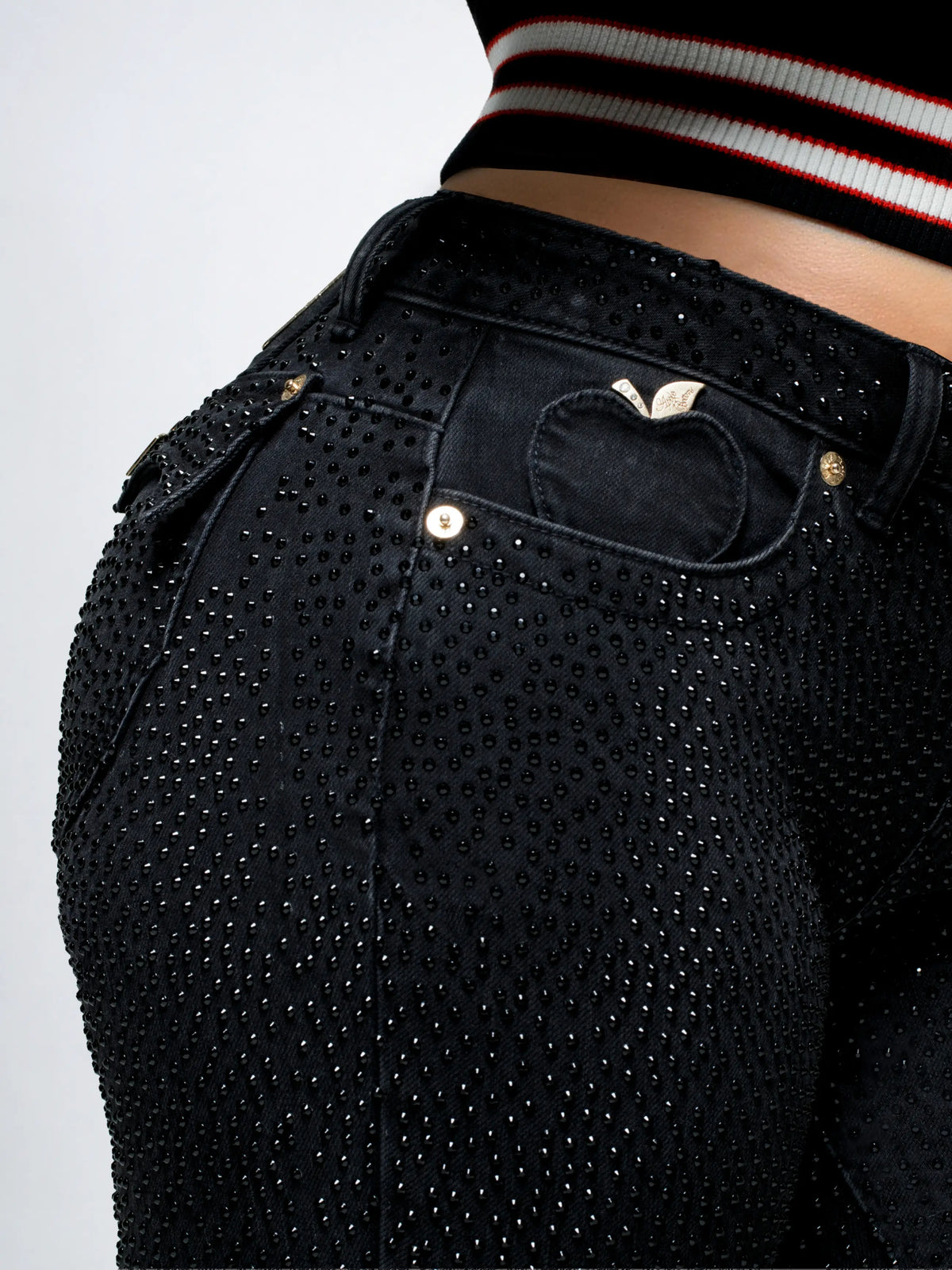 Black | Apple Bottoms - AFJ-4144 - Rain On Me Jean - Black - 4