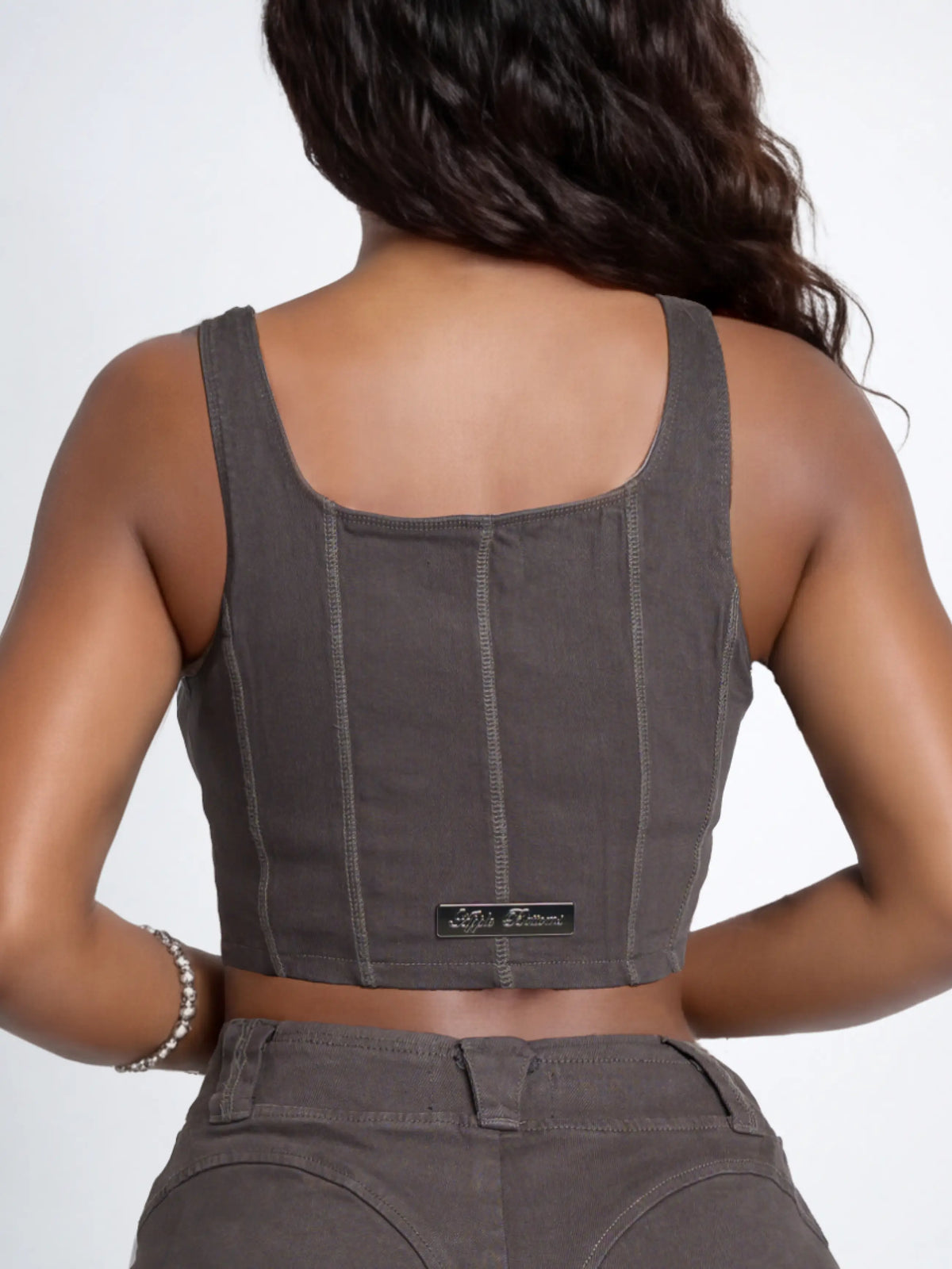 Apple Bottoms - AFW-4135 - Stretch Twill Bustier Vest - 2