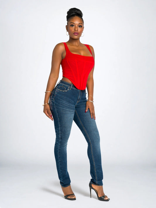 Apple Bottoms - AHJ-4156 - Sweet Heart Jean - 1