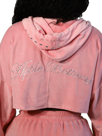 Apple Bottoms - AHK-4252 - Velour Jacket Pink - 5