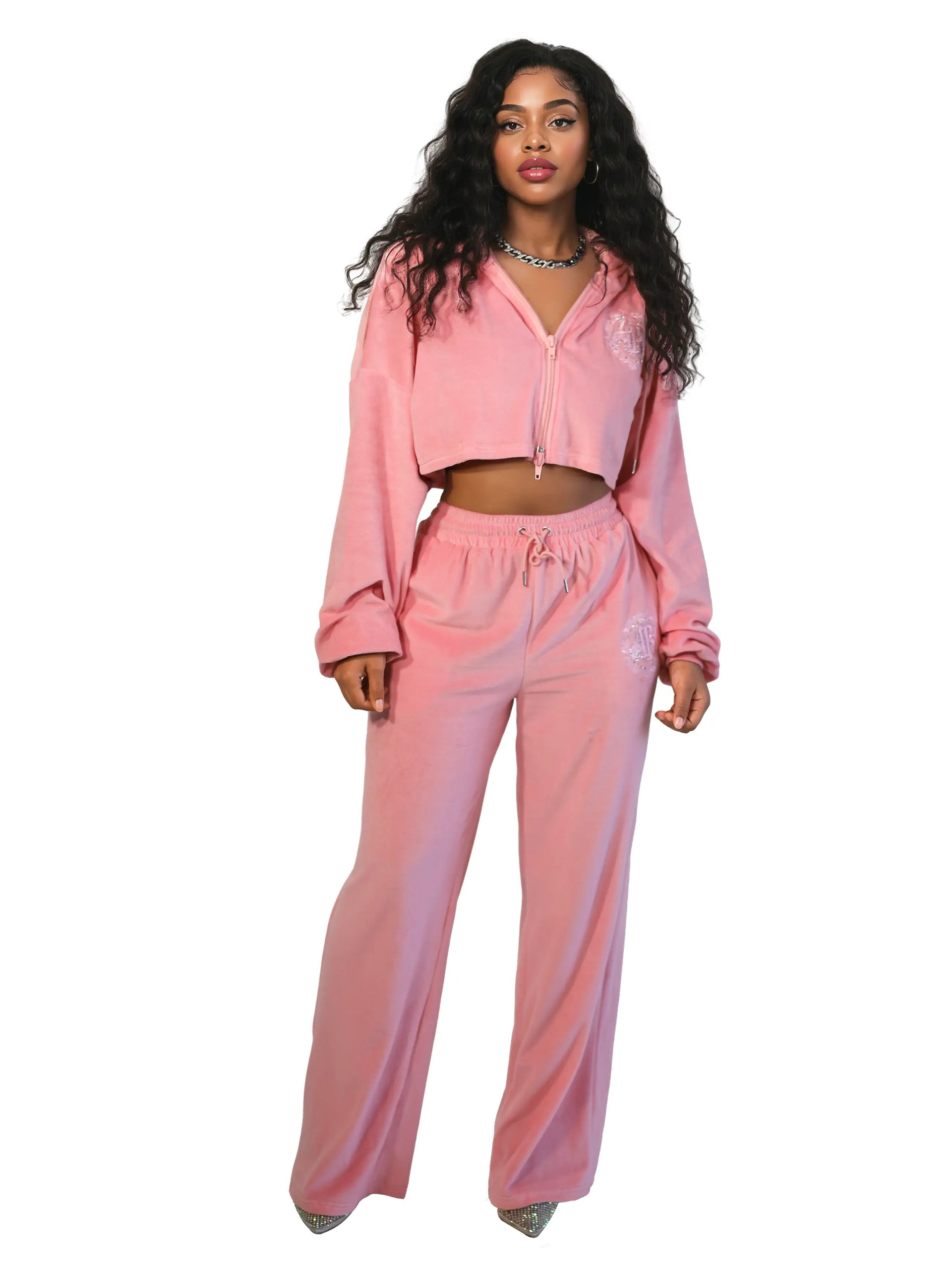 supreme velour track pants pink S ベロアパンツ Velour Track Suit - Pink – Apple Bottom Jeans