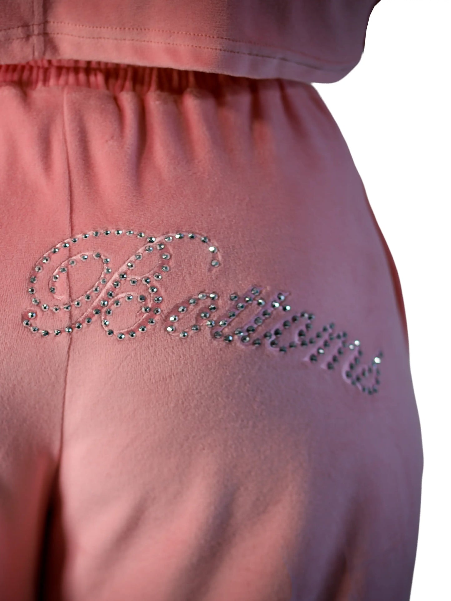Apple Bottoms - AHK-4253 - Velour Wide Pants Pink - 7