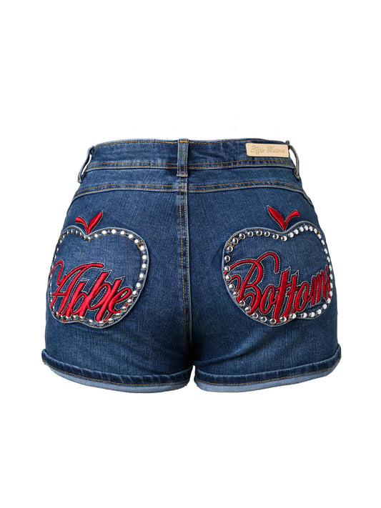 Low Rise Apple Pocket Short with Studs