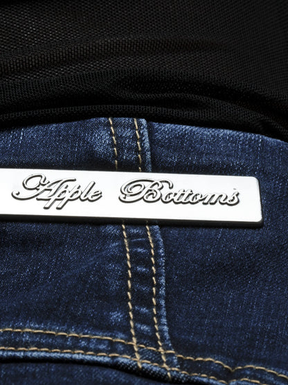 APPLE BOTTOM JEANS - AFJ-4108
CHAIN LINKS SIGNATURE APPLE JEAN DARK - 12