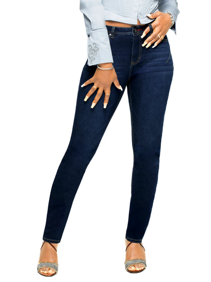 APPLE BOTTOM JEANS - AFJ-4101
FORBIDDEN FIT ANKLE BITER JEAN DARK - 8