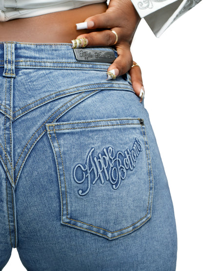 APPLE BOTTOM JEANS - AFJ-4101
FORBIDDEN FIT ANKLE BITER JEAN DARK - 5