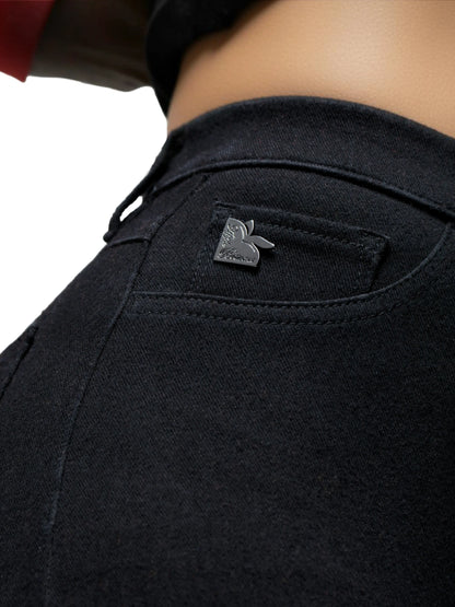 APPLE BOTTOM JEANS - AFJ-4105
PEEL OFF PULL ON JEAN BLACK WASH - 6