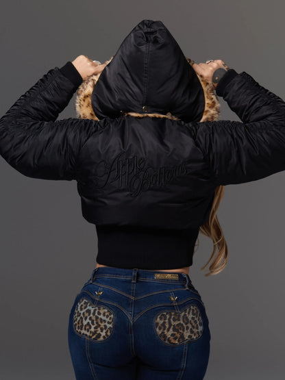 Apple Bottoms - Reversible Fur/Nylon Puffer - 3