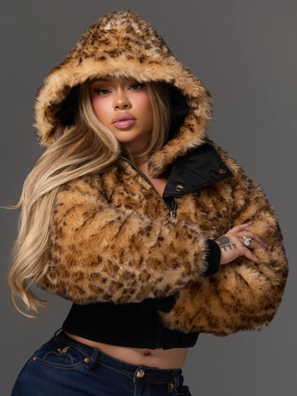 Apple Bottoms - Reversible Fur/Nylon Puffer - 7