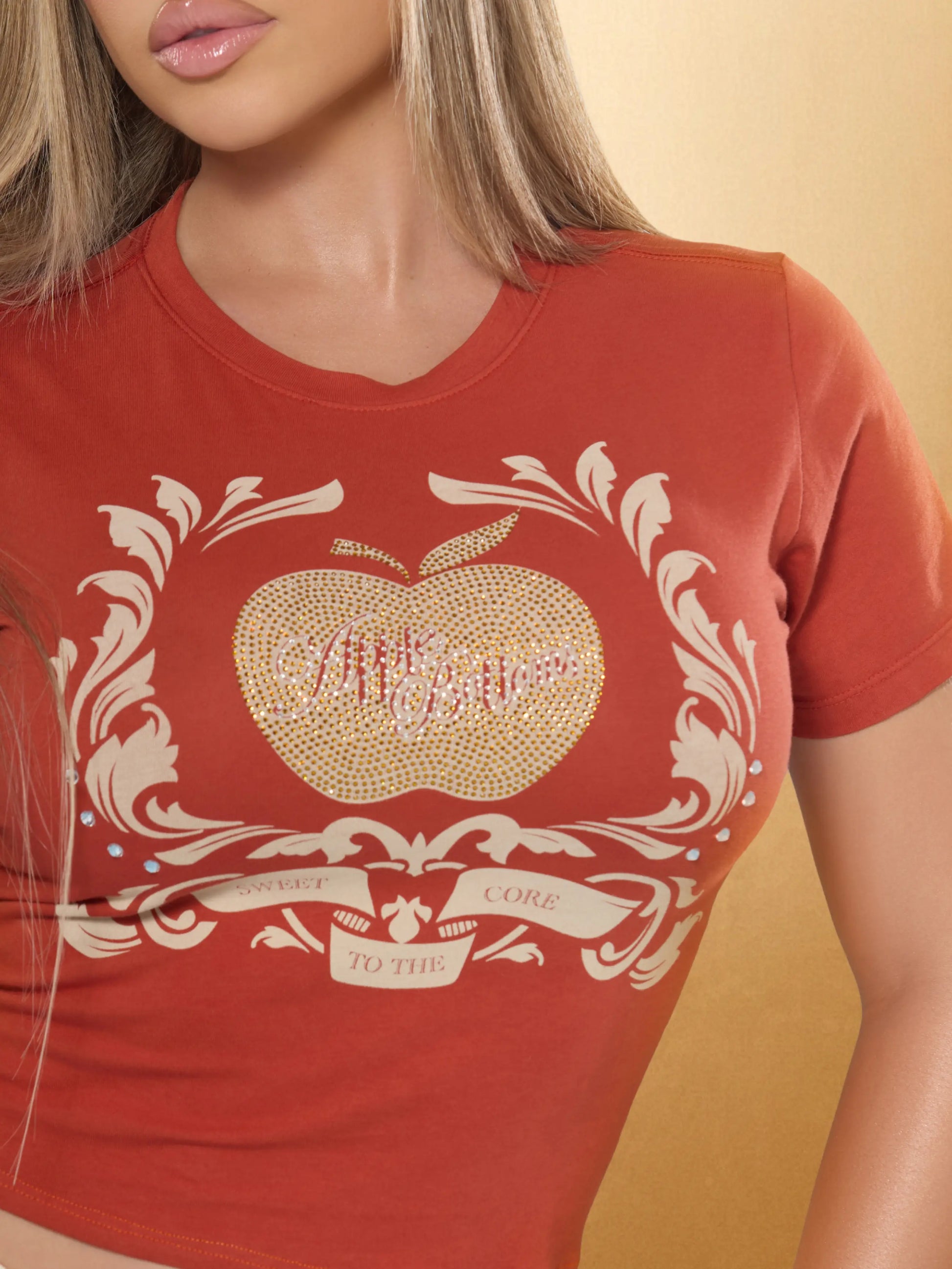Apple Bottoms - Golden Crest Tee - Burnt Orange - 2