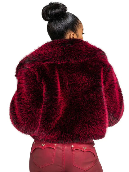 Apple Bottoms - AHJ-4118 - Red Delicious Fur Jacket - 7