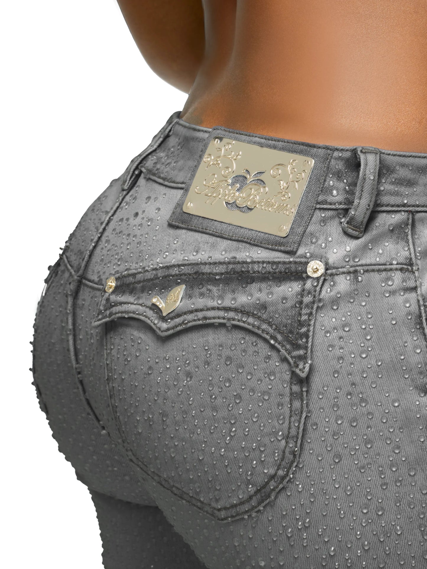 Rain on Me Jean - Slate