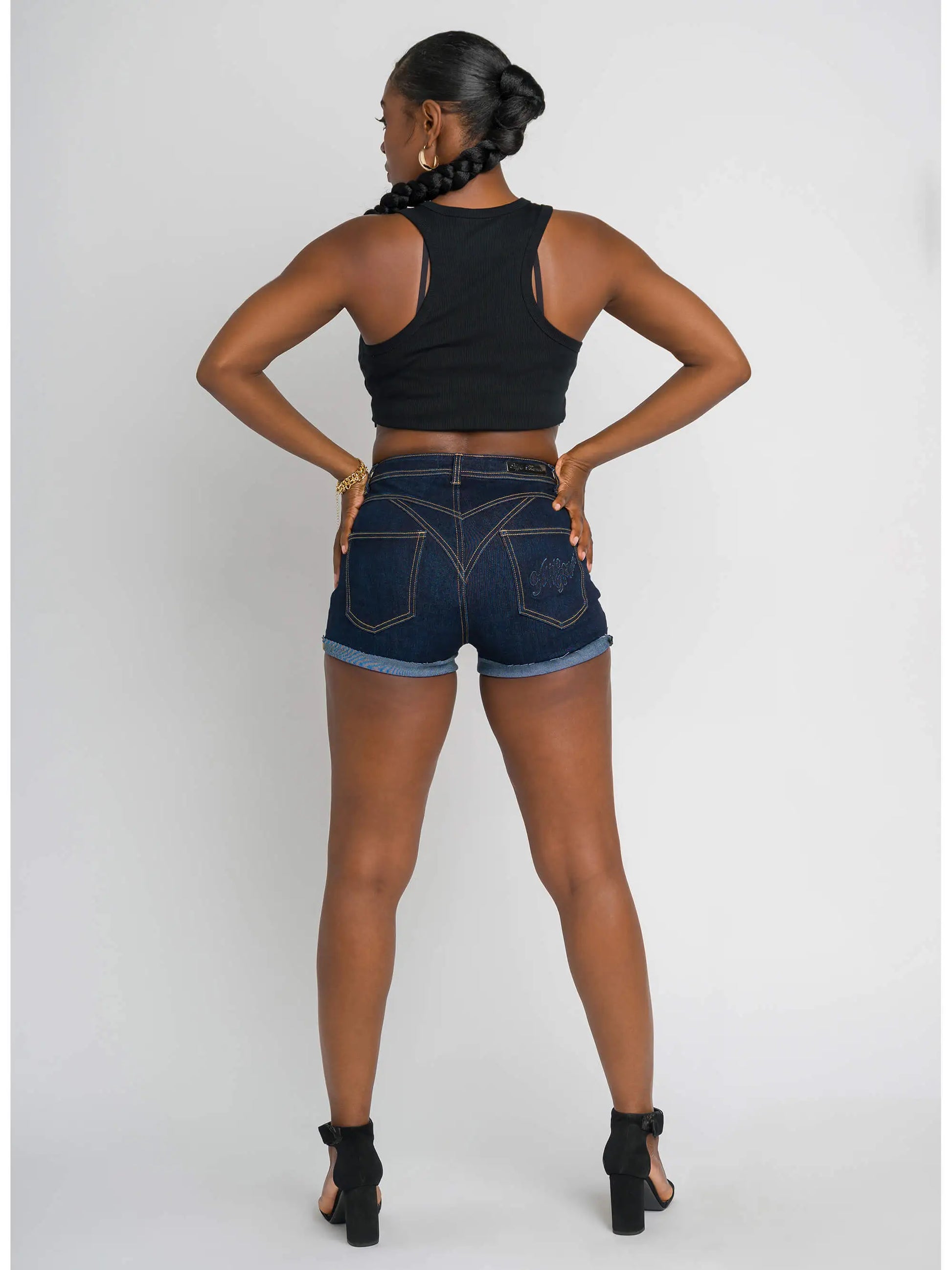 Apple Bottoms Jeans - forbidden-roll-cuff-shorts-4