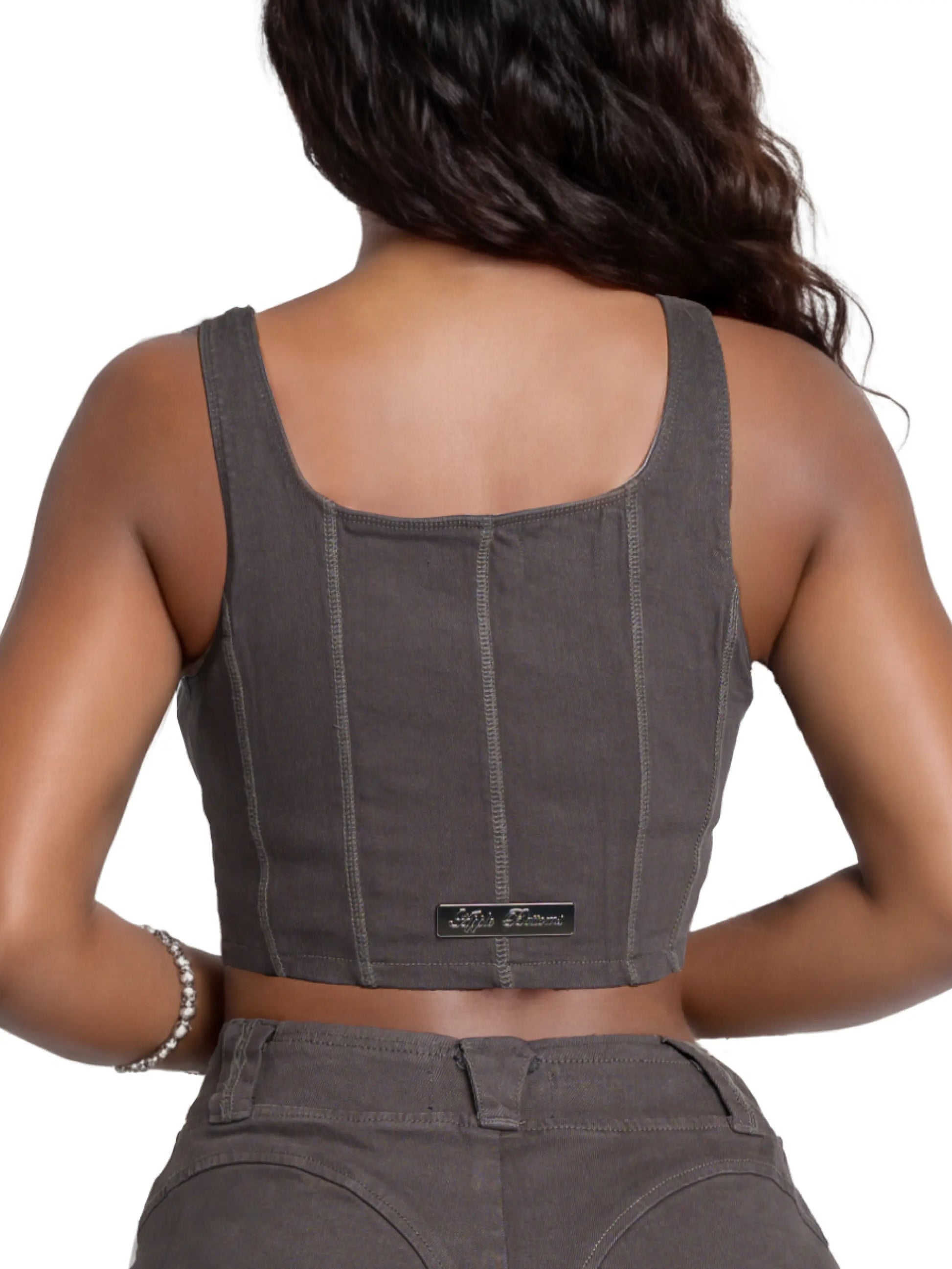 Apple Bottoms - Stretch Twill Bustier Vest 2