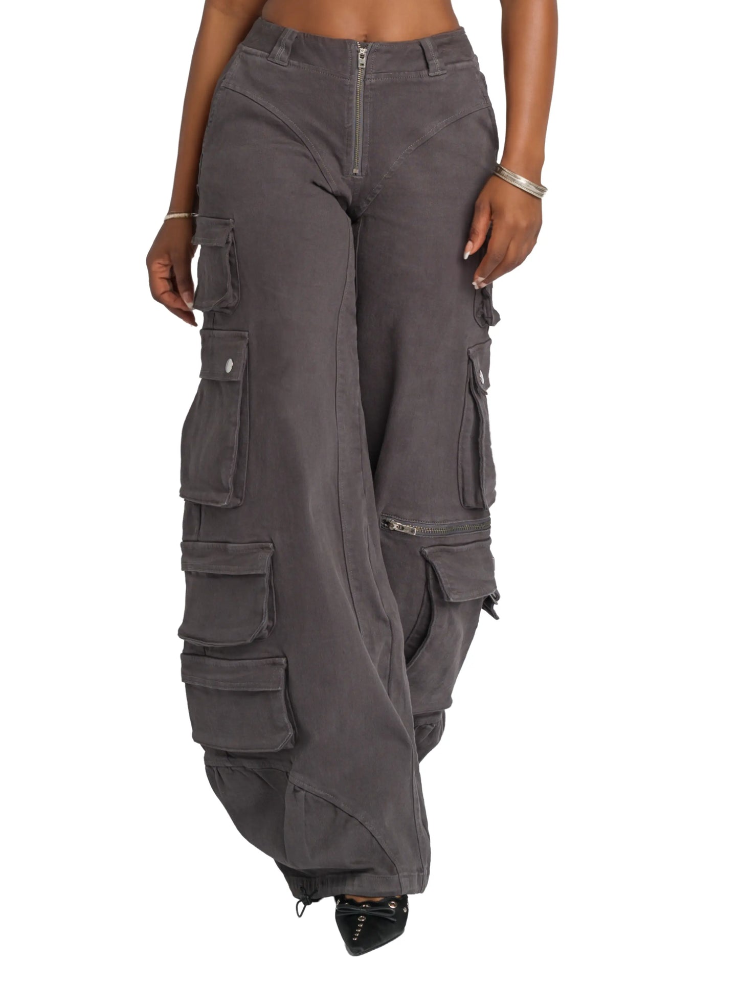 Apple Bottoms - Stretch Twill Loaded Cargo Pants 1