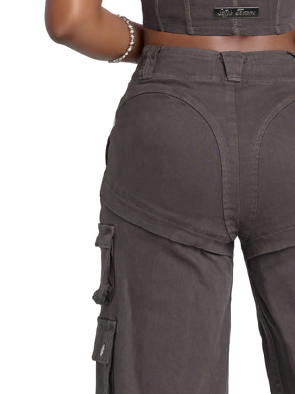 Apple Bottoms - Stretch Twill Loaded Cargo Pants 2